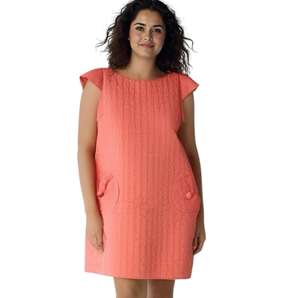 Liz Claiborne Ribbed Flutter Sleeve Mini Dress